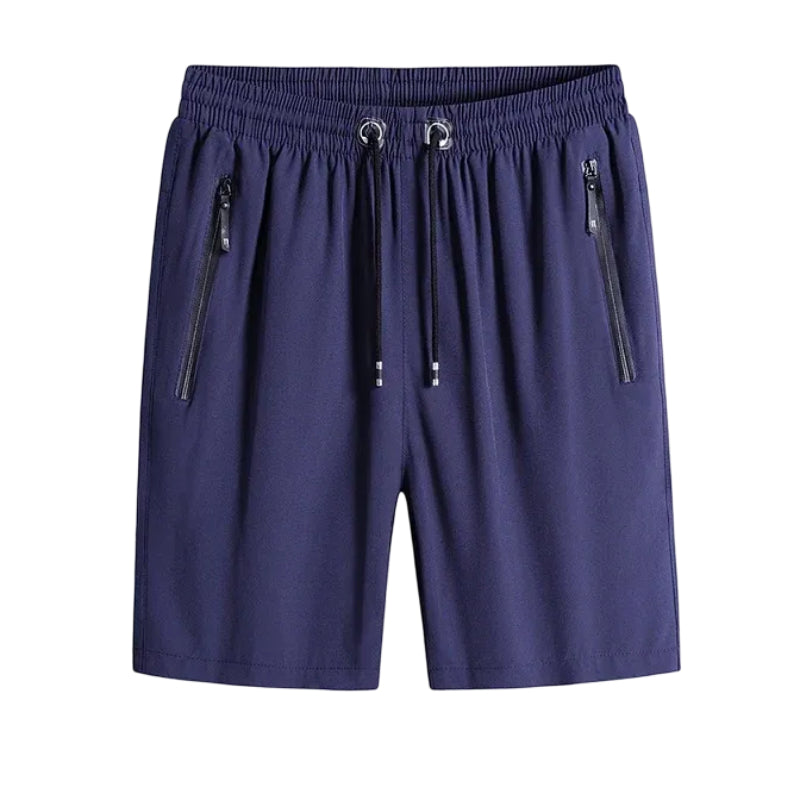 Short extensible en soie glacée grande taille pour hommes 