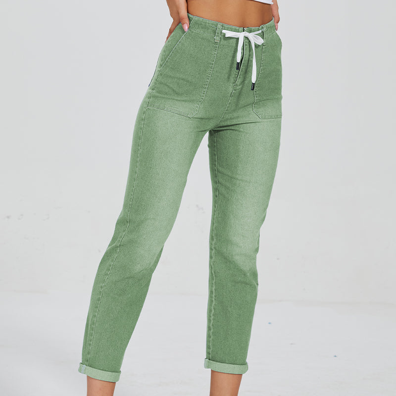 Casual Essential Drawstring Pants