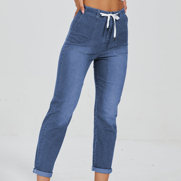 Casual Essential Drawstring Pants