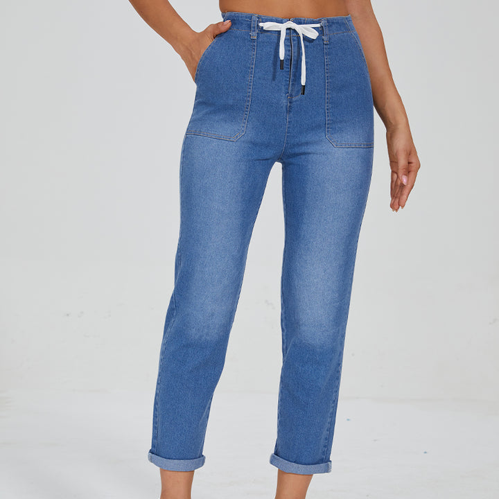 Casual Essential Drawstring Pants