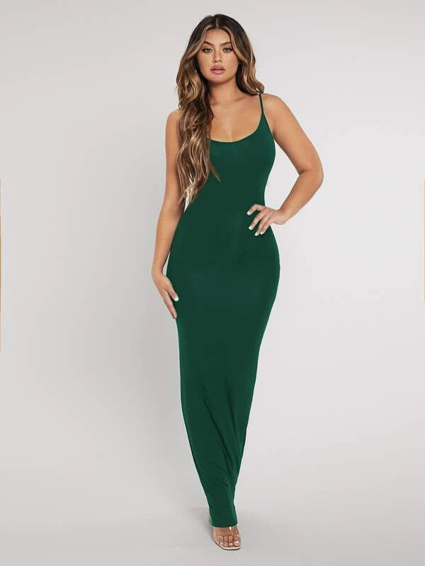 Barbie Solid Bodycon Cami Dress