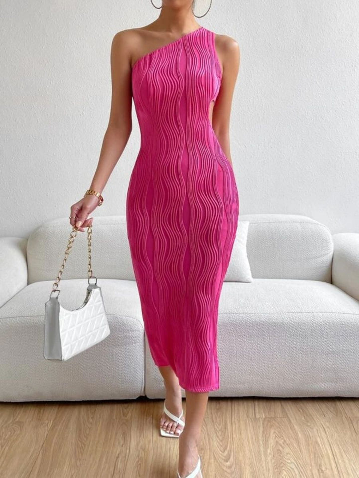Barbie Split Straight Bodycon Dress