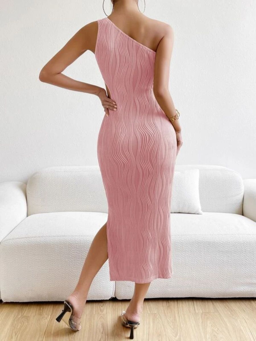 Barbie Split Straight Bodycon Dress