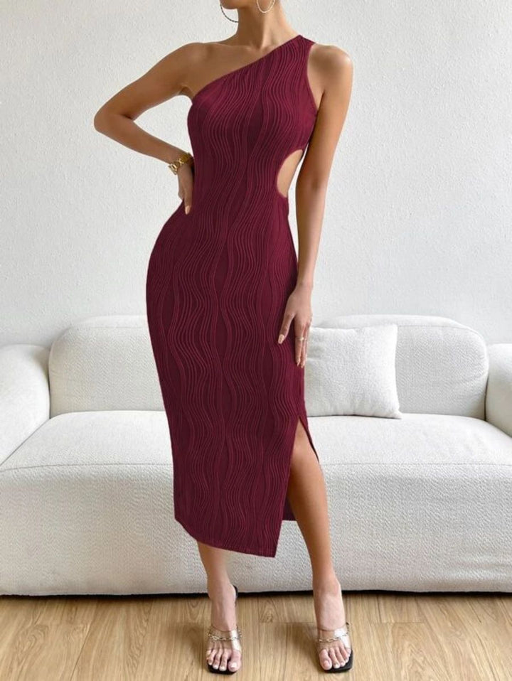 Barbie Split Straight Bodycon Dress