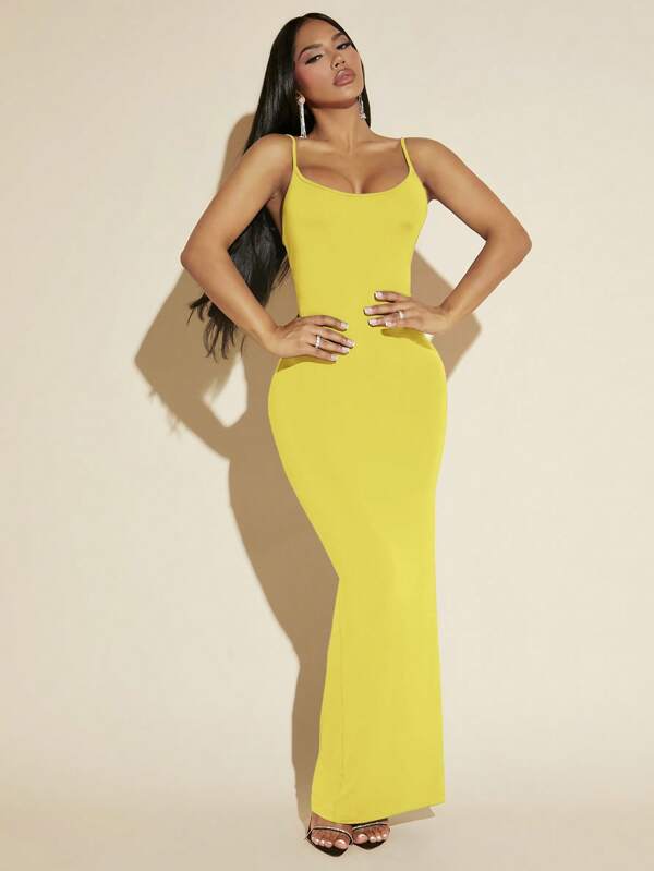 Barbie Solid Bodycon Cami Dress