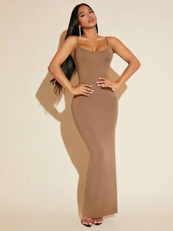 Barbie Solid Bodycon Cami Dress