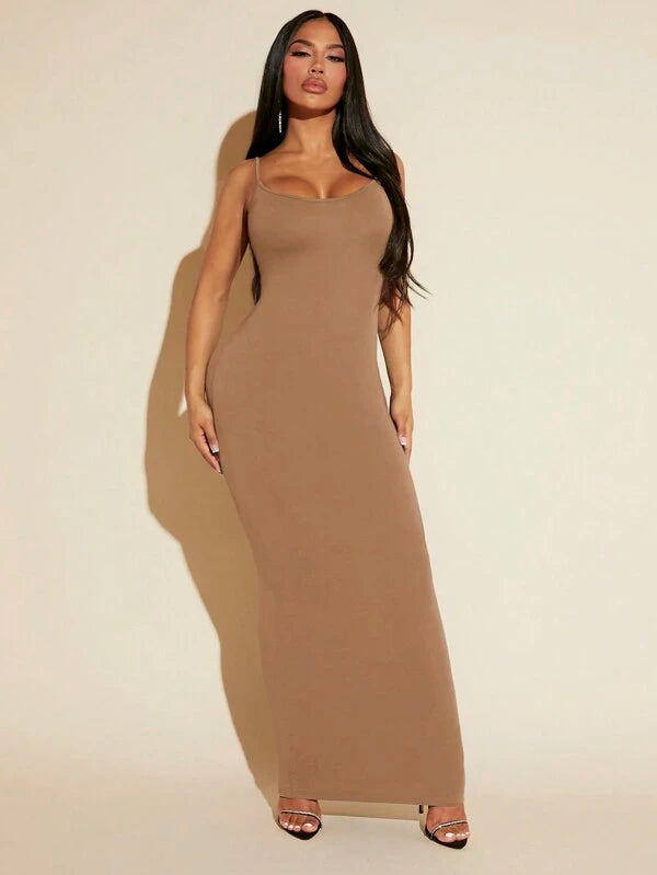 Barbie Solid Bodycon Cami Dress