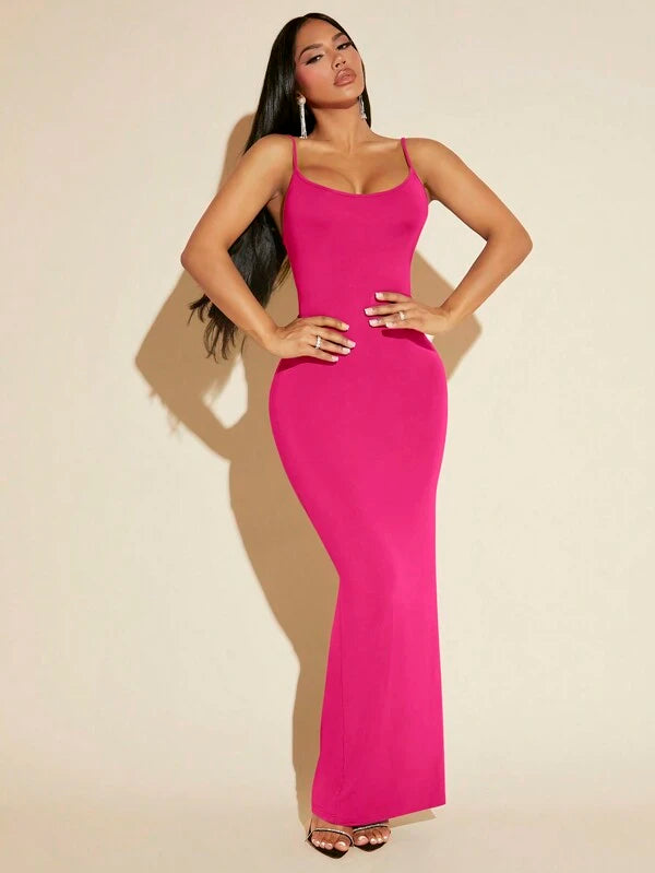 Barbie Solid Bodycon Cami Dress