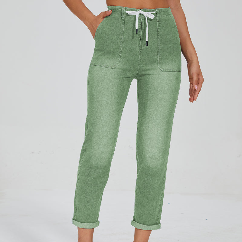 Casual Essential Drawstring Pants