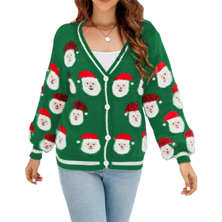 Timeless Button Down Christmas Cardigan With Festive Flair