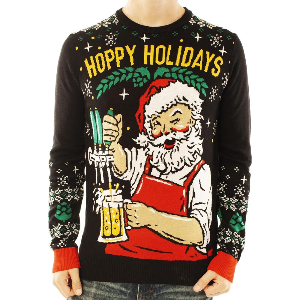 Vibrant Festive Anime Inspired Knitted Holiday Sweater