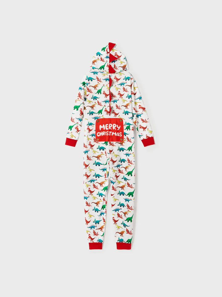 Christmas Family Jumpsuit Set With 3D Hooded Design