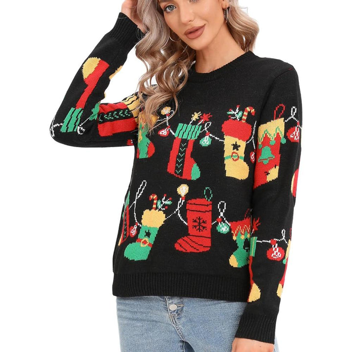 Knitted Sweater For Festive Holiday Parties