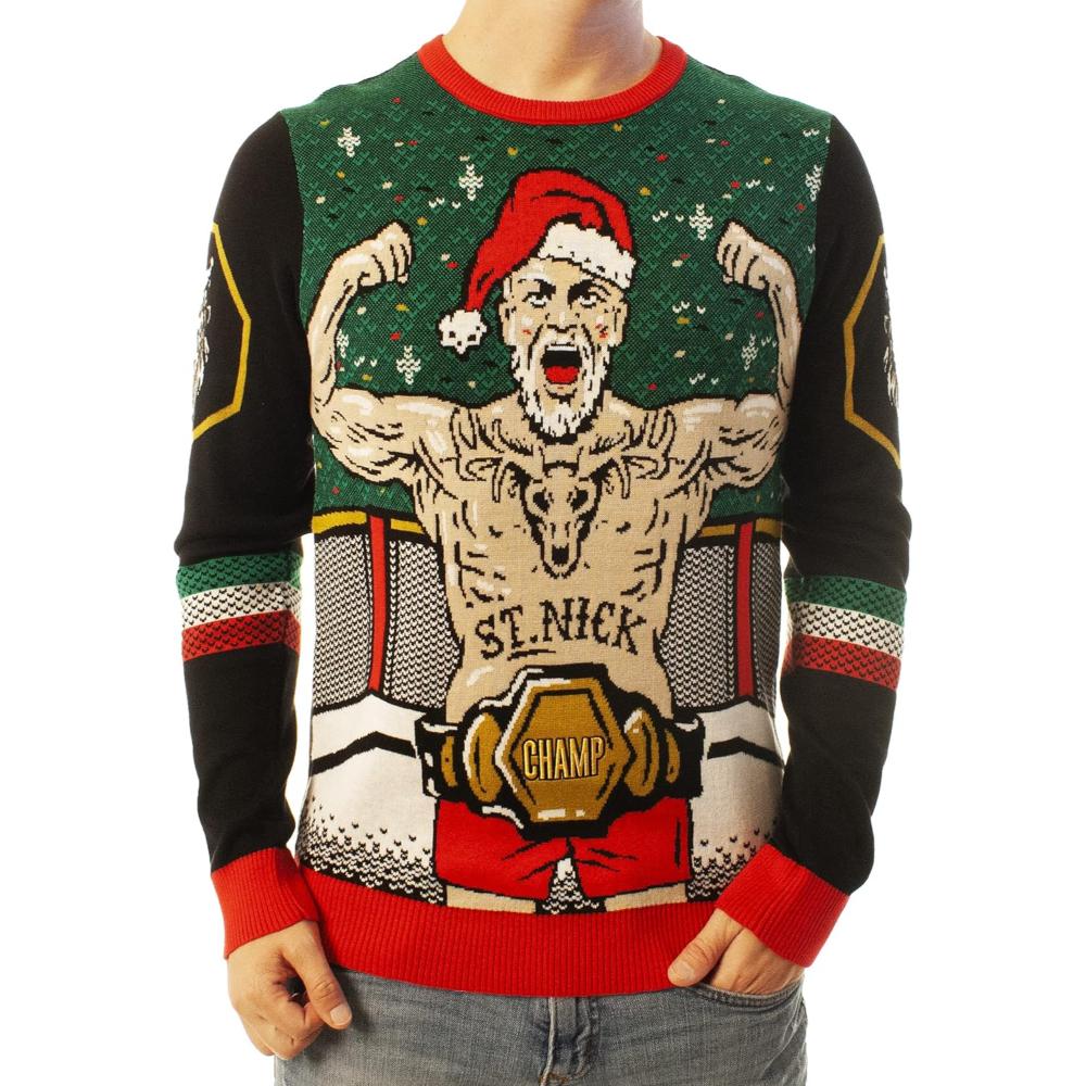 Festive Anime Inspired Knitted Holiday Sweater