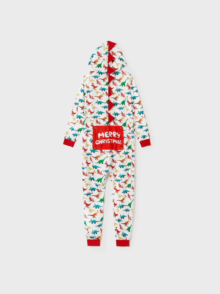 Christmas Family Jumpsuit Set With 3D Hooded Design