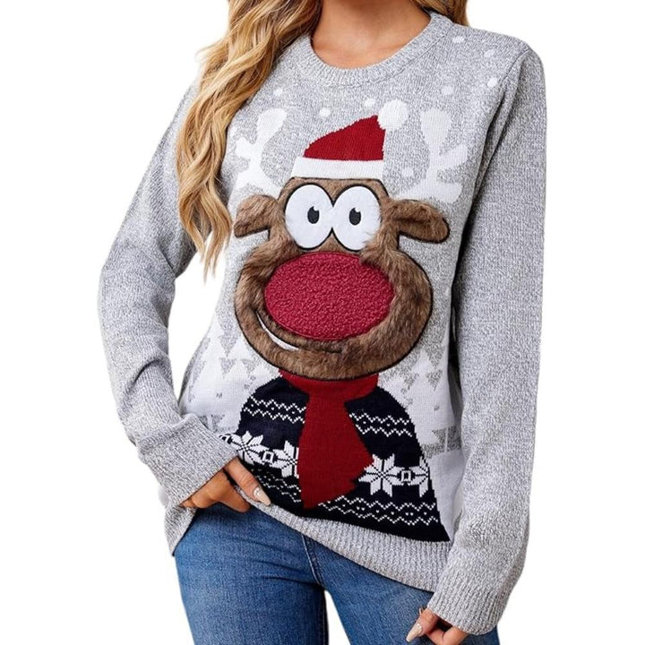 Knitted Sweater For Festive Holiday Parties