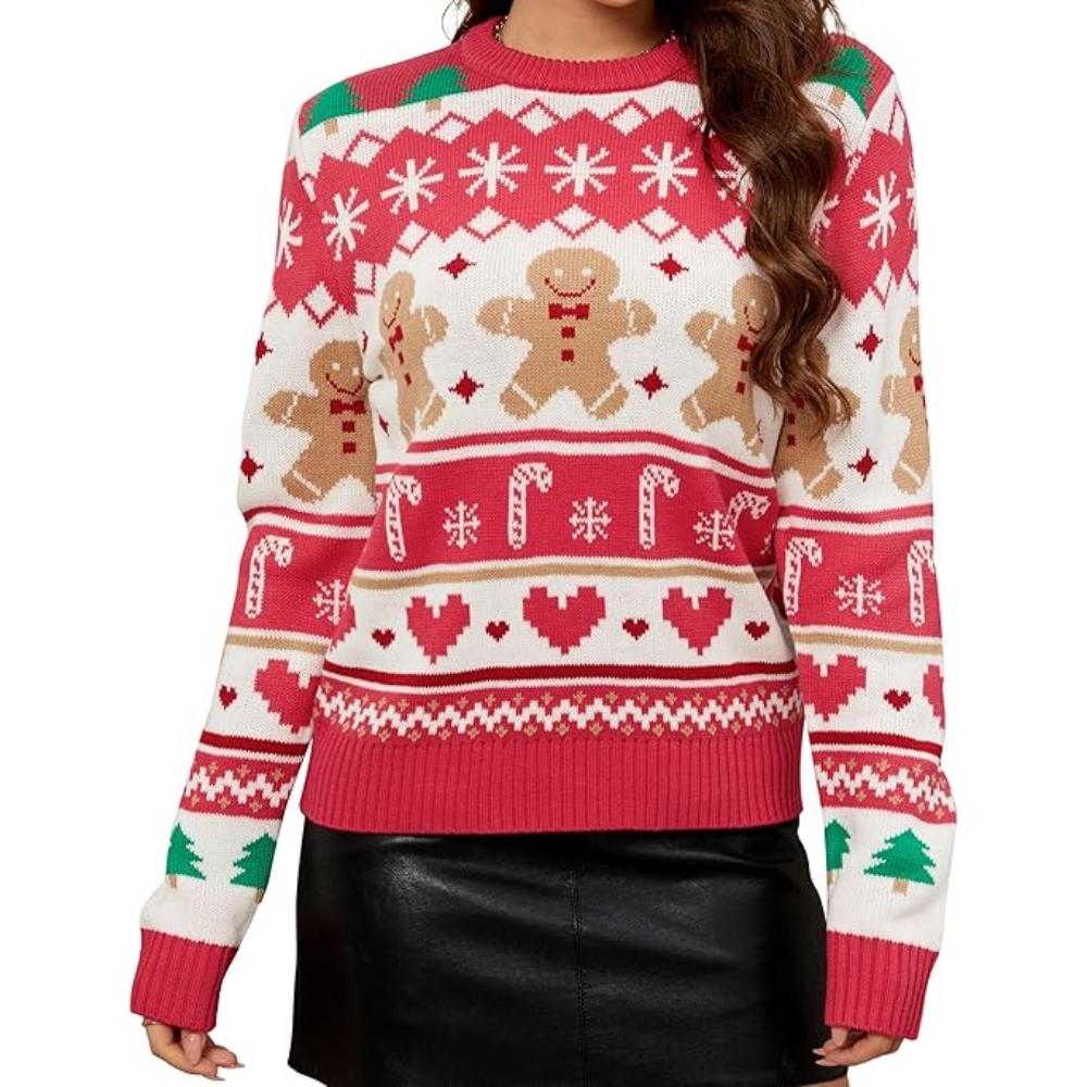 Knitted Sweater For Festive Holiday Parties