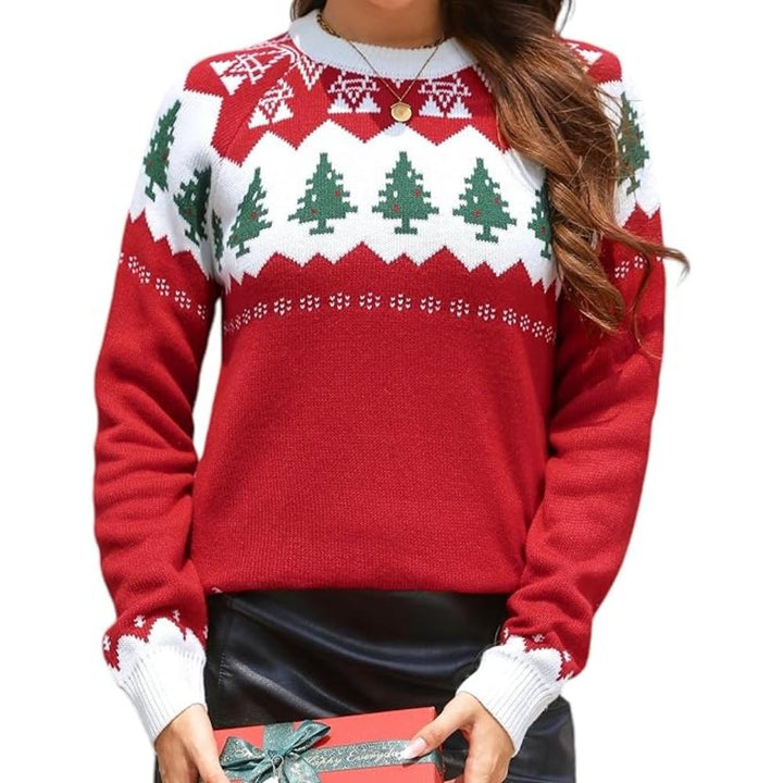 Knitted Sweater For Festive Holiday Parties