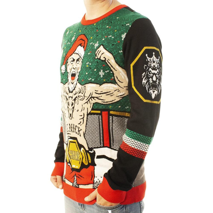 Festive Anime Inspired Knitted Holiday Sweater