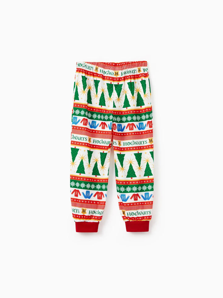 Family Matching Christmas Tree Owl Print Pajama Set