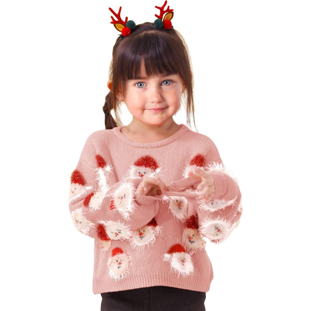 Cheerful Santa Knit Sweater