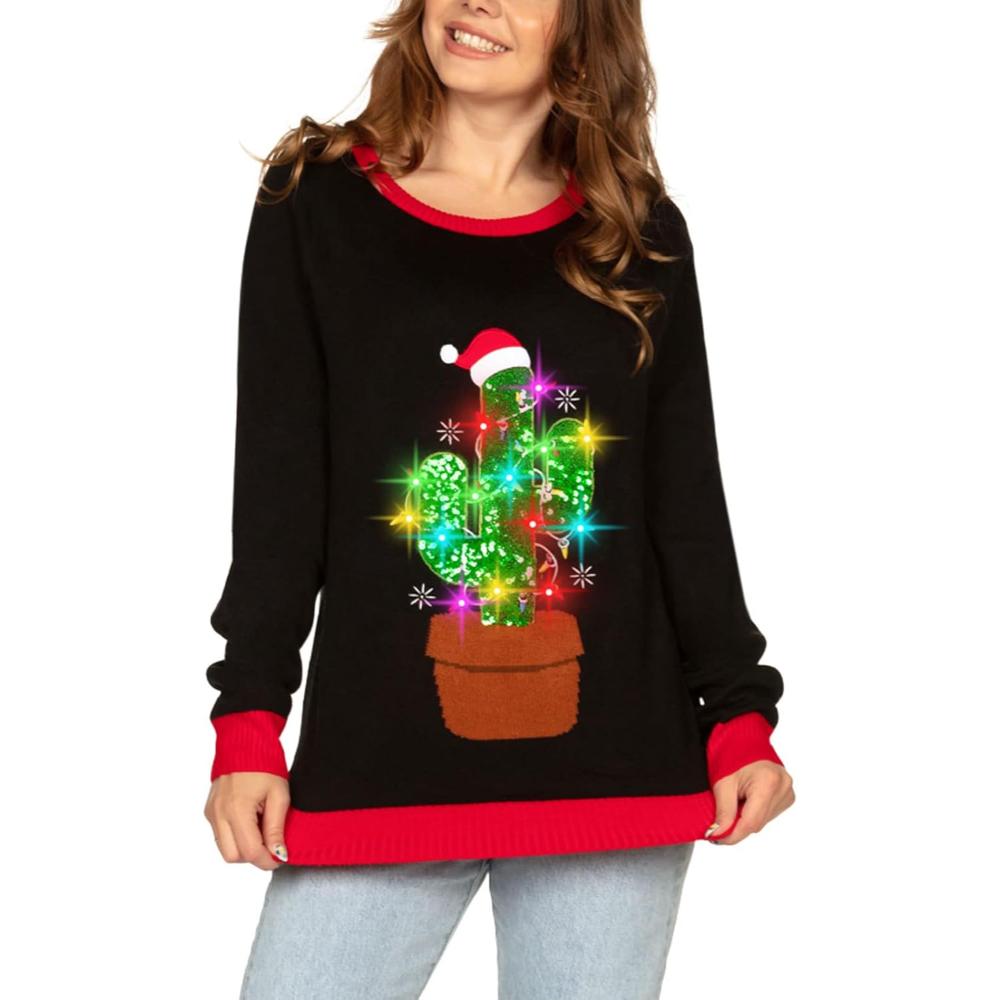 Charming Christmas Sweaters With Festive Decorations