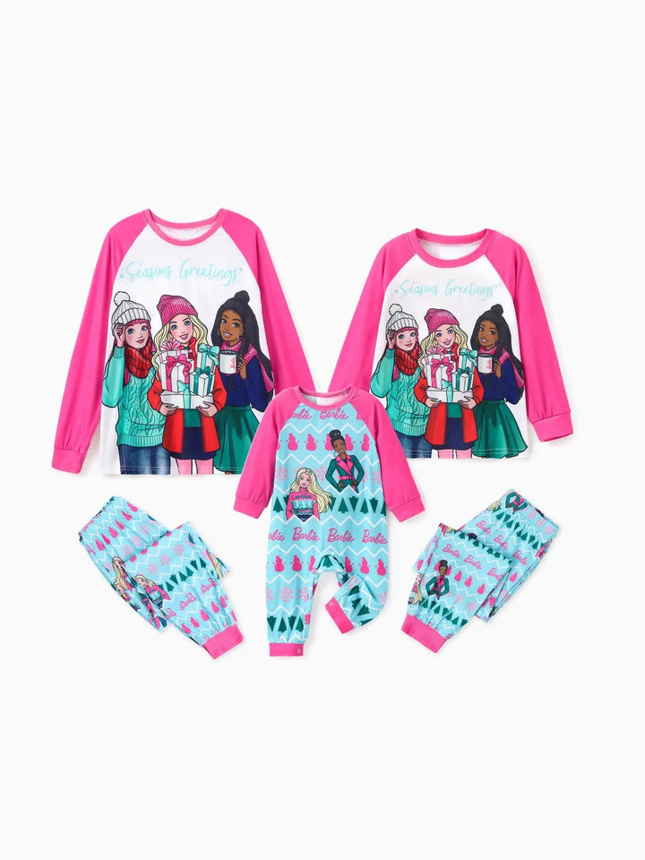 Barbie Christmas Mommy And Me Pajama Set