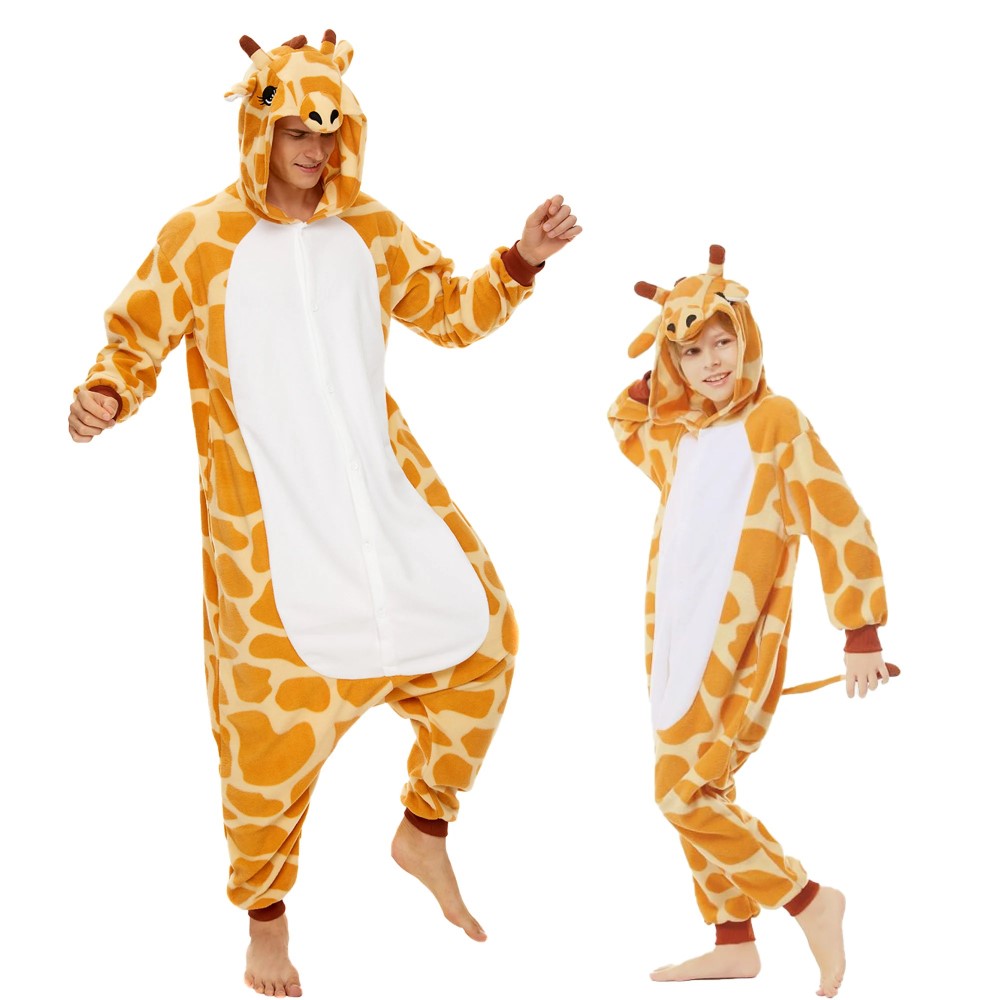 Giraffe Cosplay Family Jumpsuit Set