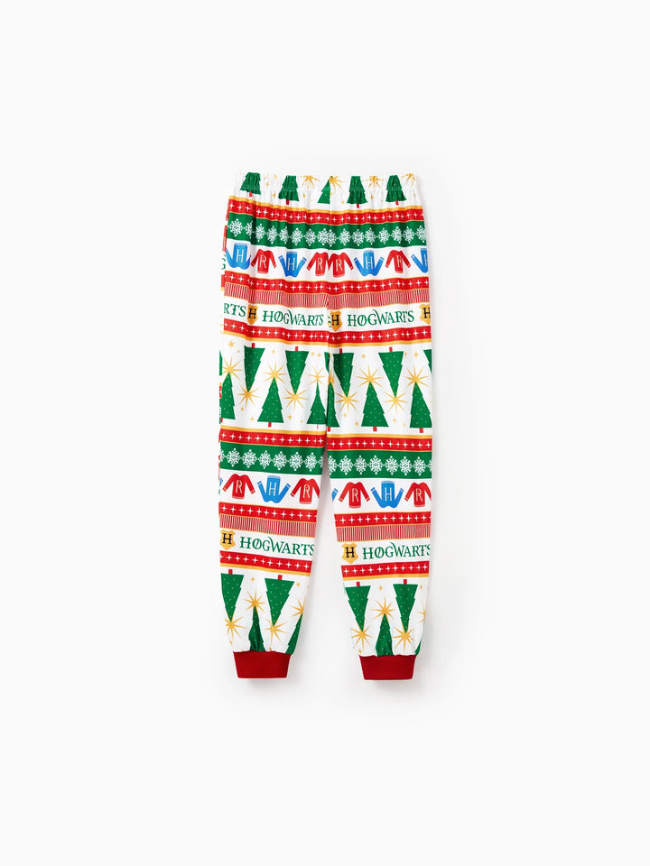 Family Matching Christmas Tree Owl Print Pajama Set