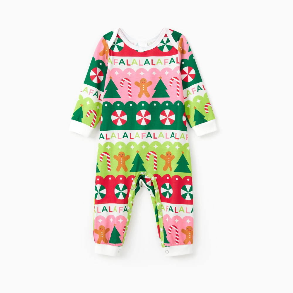 Festive Christmas Family Jumpsuit Set