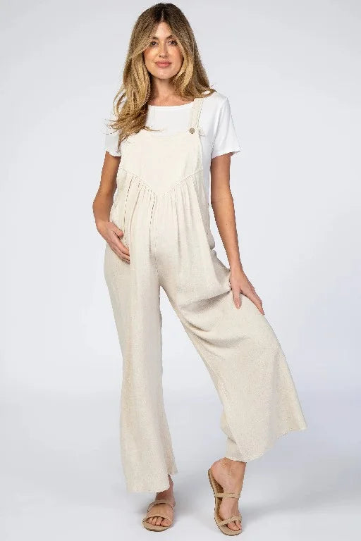 Plus Size Wide Leg Overalls Jumpsuit