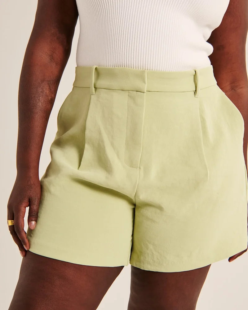 Ultra High Rise Tailored Shorts