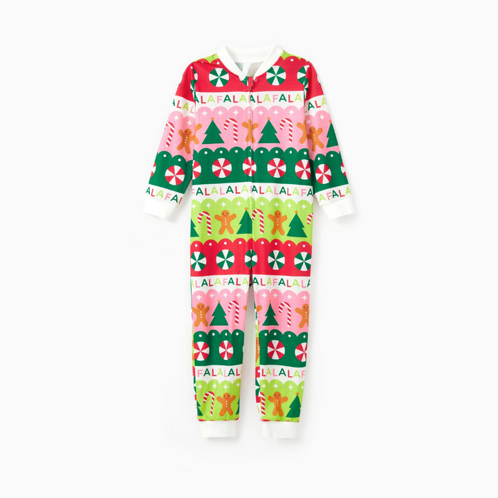 Festive Christmas Family Jumpsuit Set