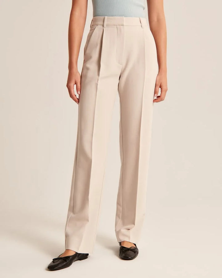 Tailored Relaxed Straight Pant