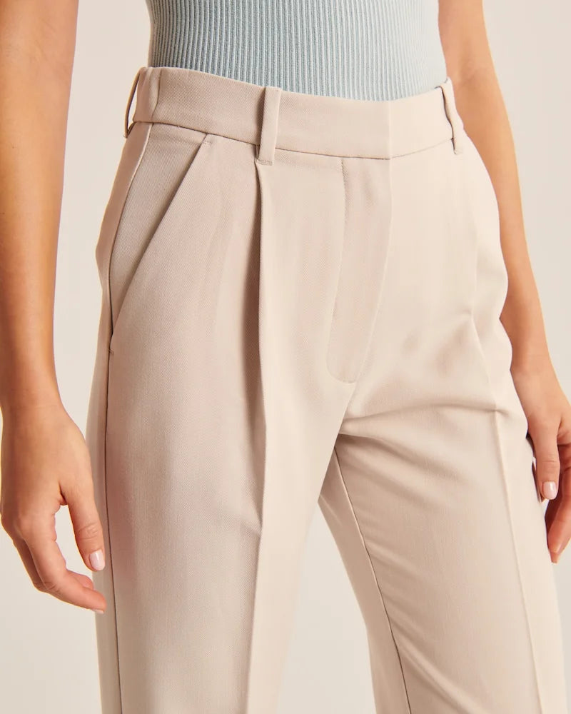 Tailored Relaxed Straight Pant