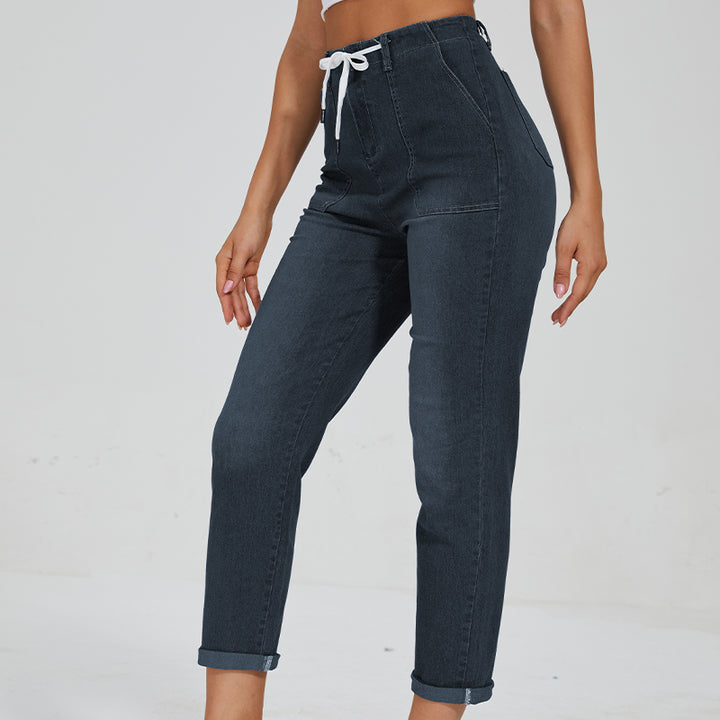 Casual Essential Drawstring Pants