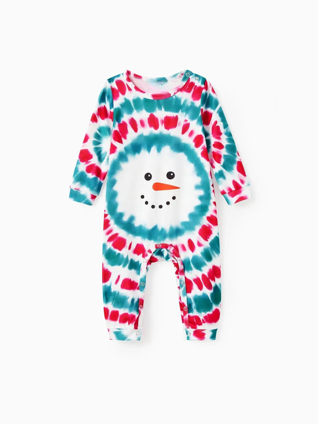 Matching Family Christmas Pajama Set With Snowman Print