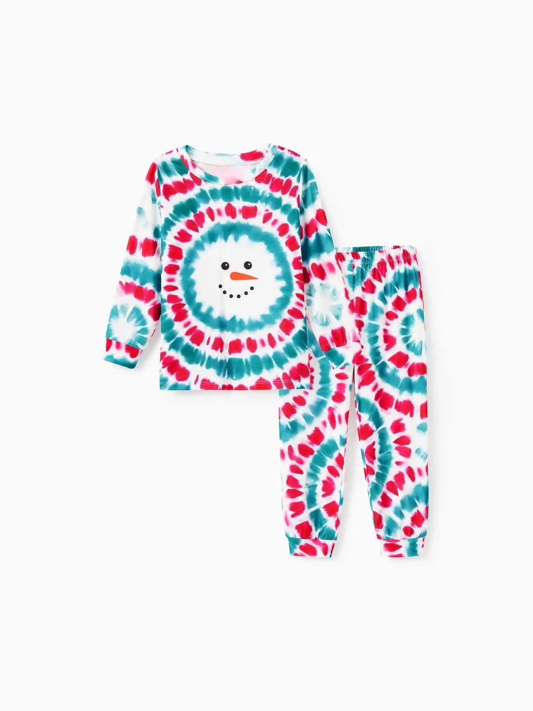 Matching Family Christmas Pajama Set With Snowman Print