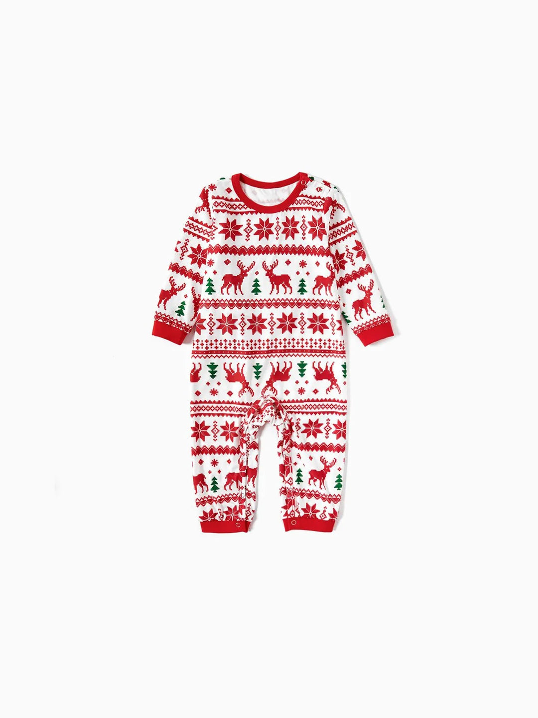 Reindeer Snowflake Family Matching Pajama Set