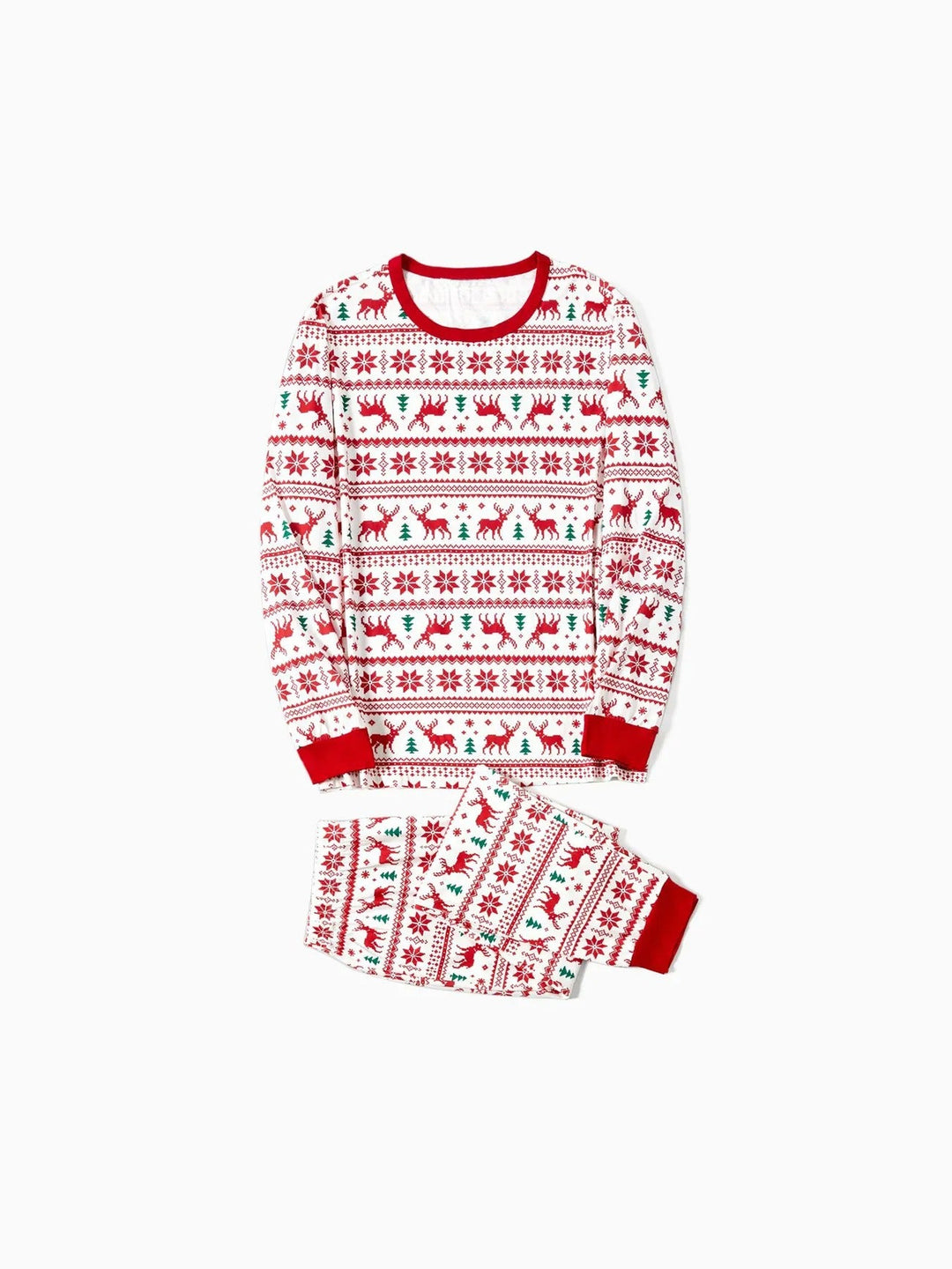 Reindeer Snowflake Family Matching Pajama Set