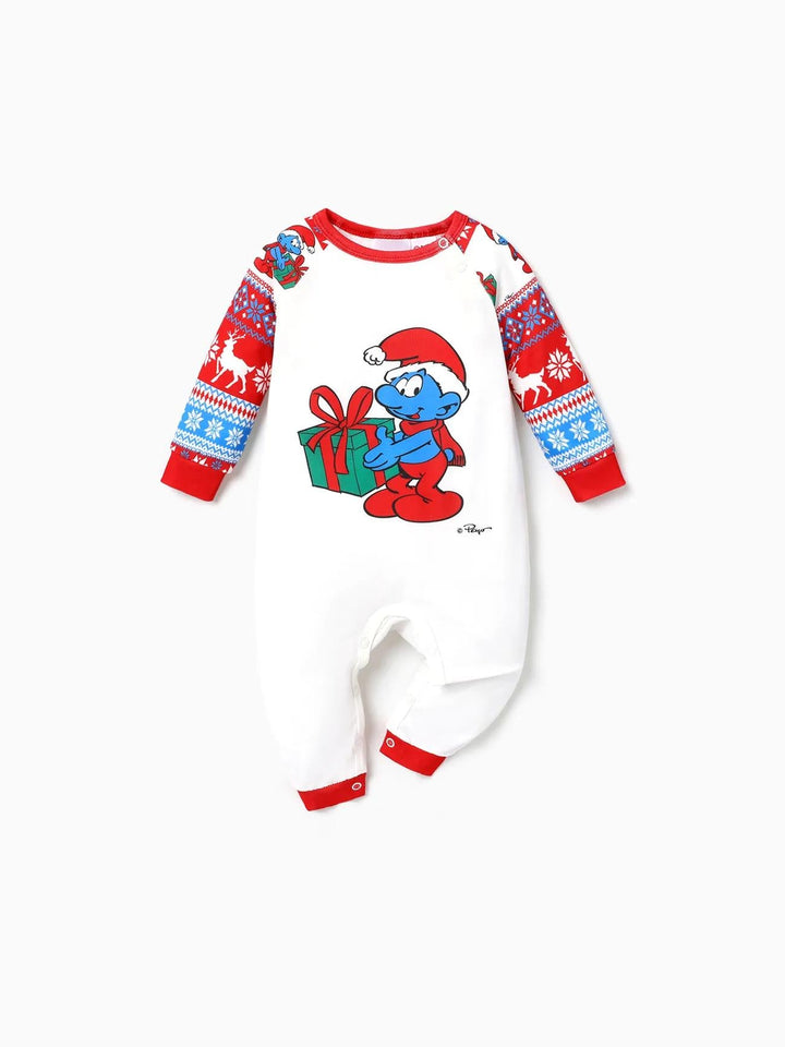 The Smurfs Family Matching Long Sleeves Pajama Set