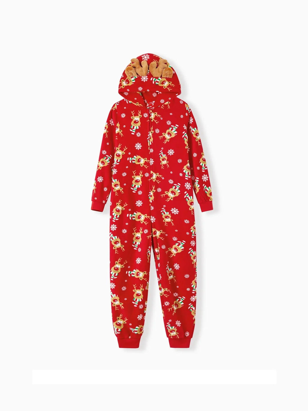 Christmas With Reindeer Printed Family Jumpsuit Set