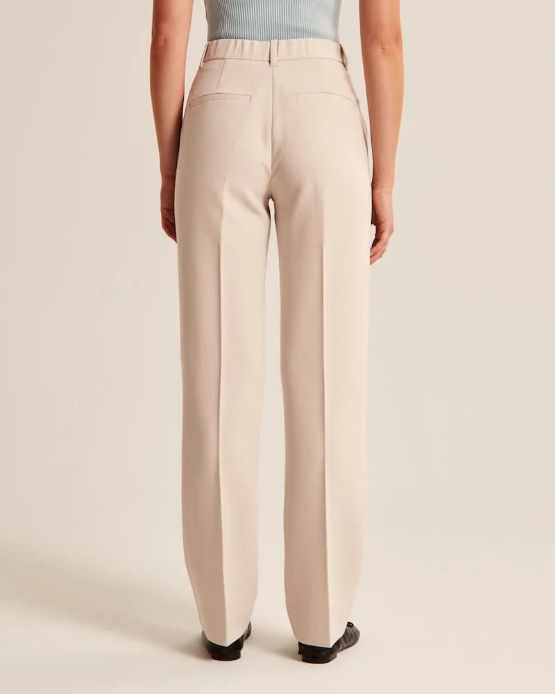 Tailored Relaxed Straight Pant