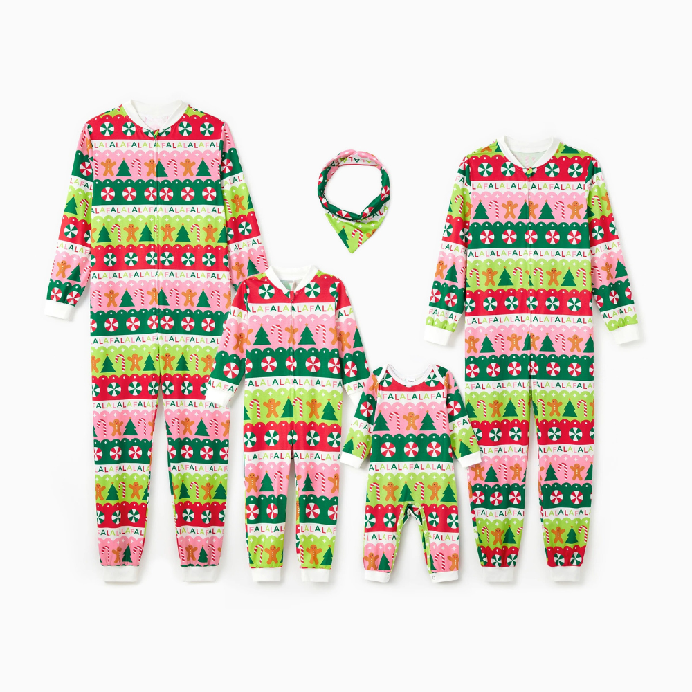 Festive Christmas Family Jumpsuit Set