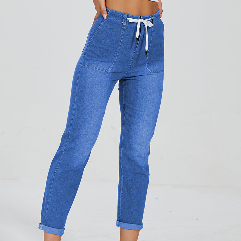 Casual Essential Drawstring Pants