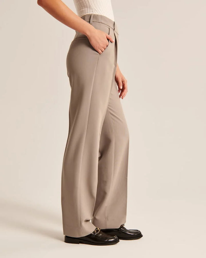 Tailored Relaxed Straight Pant