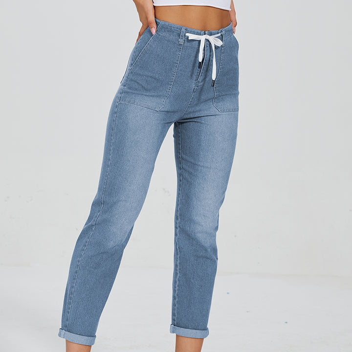 Casual Essential Drawstring Pants