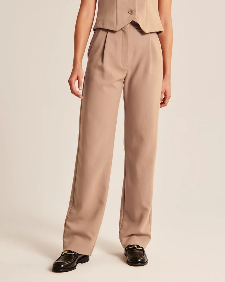 Tailored Relaxed Straight Pant