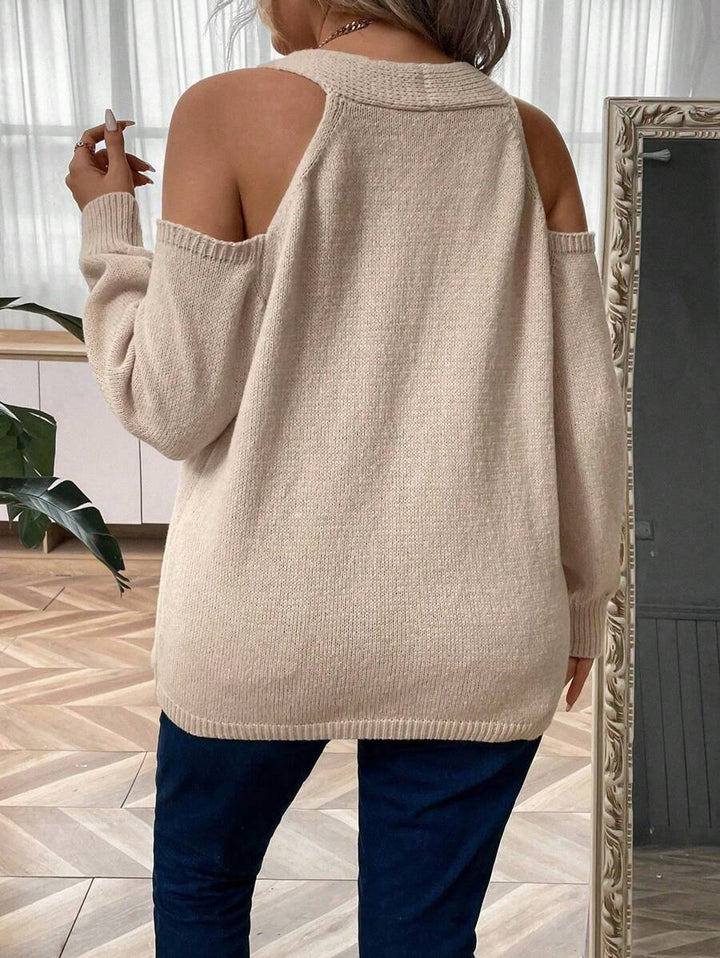 Asymmetrical Button Front Cardigan