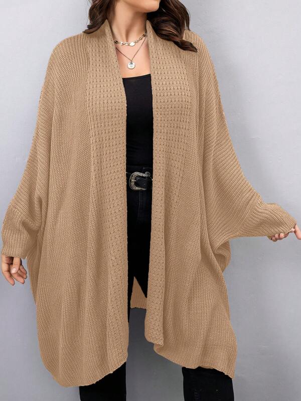 Batwing Sleeve Cardigan Dress